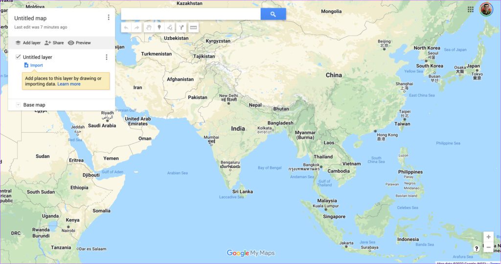 Özel yol tarifleri için Google Haritalarım