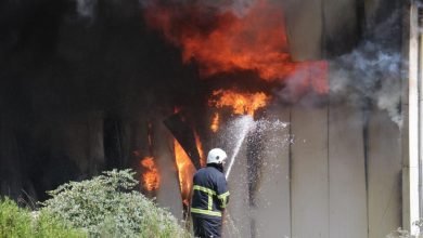 Osmaniye'de katı atık bertaraf tesisinde yangın