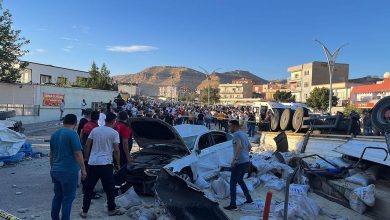 Mardin'de freni patlayan tır kalabalığa daldı: Ölü ve yaralılar var