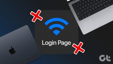 Wi-Fi login page not showing up