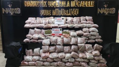 Diyarbakır'da nakliye aracında 104 kilogram uyuşturucu ele geçirildi