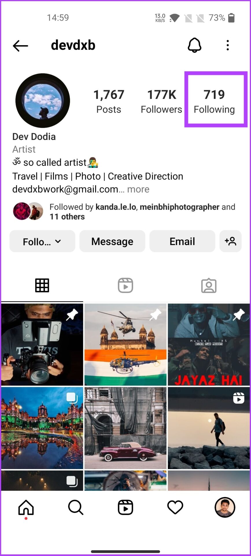 Instagram Profil Takibi