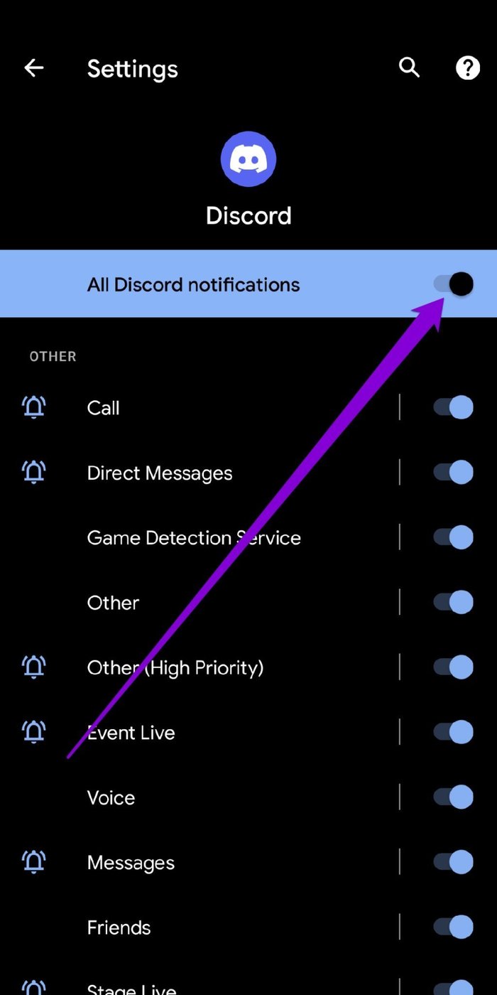 Android'de Discord Bildirimini Etkinleştir