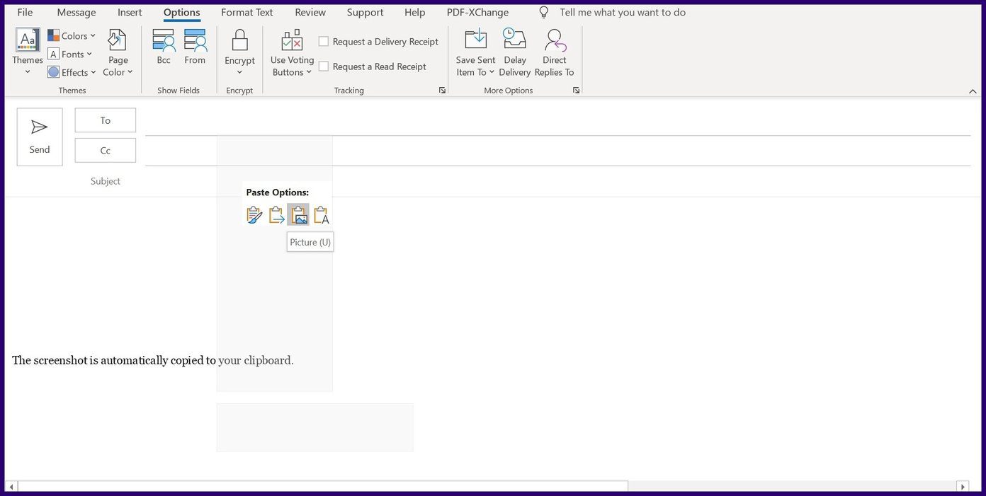 Microsoft Outlook adım 12'de ekran görüntüleri nasıl eklenir