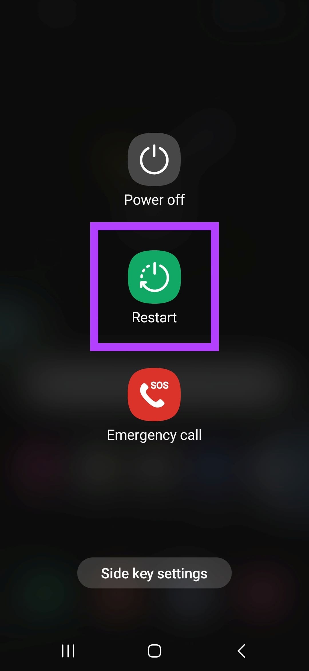 Restart Android