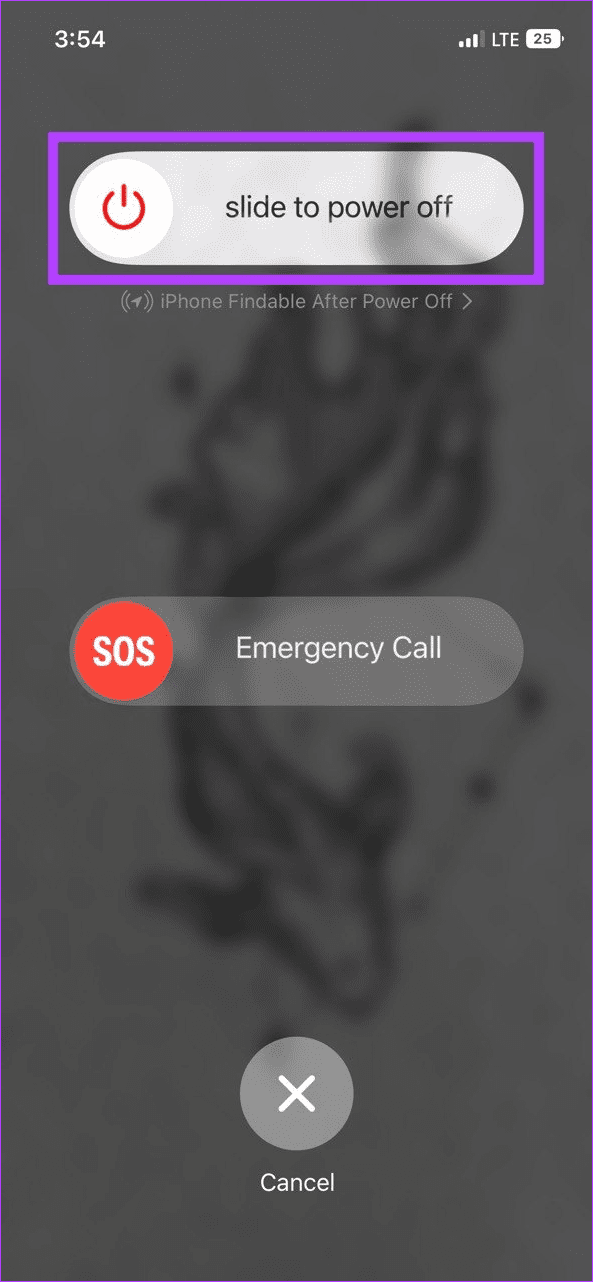 Turn off iPhone