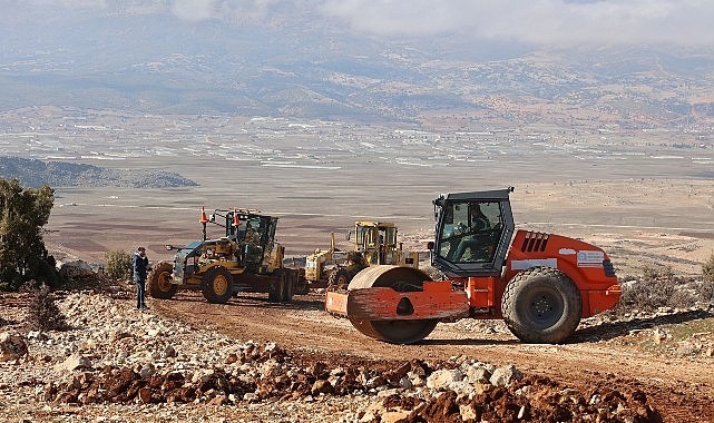 Müren yayla yolunda stabilize çalışmaları başladı Müren yayla yolunda stabilize çalışmaları başladı