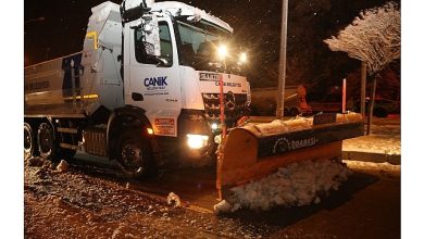 Başkan Sandıkçı’dan Yerinde Takip: Canik’te 7/24 Karla Mücadele
