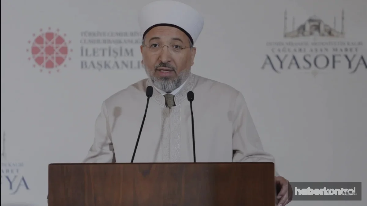Diyanet İşleri Başkanı Arpaguş Ayasofya'nın Fetih Sembolü Olduğunu Vurguladı